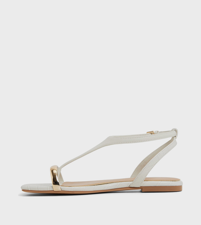 CATLYN T-Strap Flat Sandals