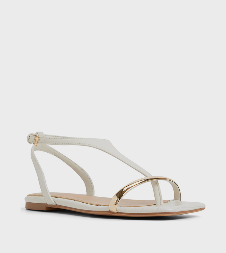 CATLYN T-Strap Flat Sandals