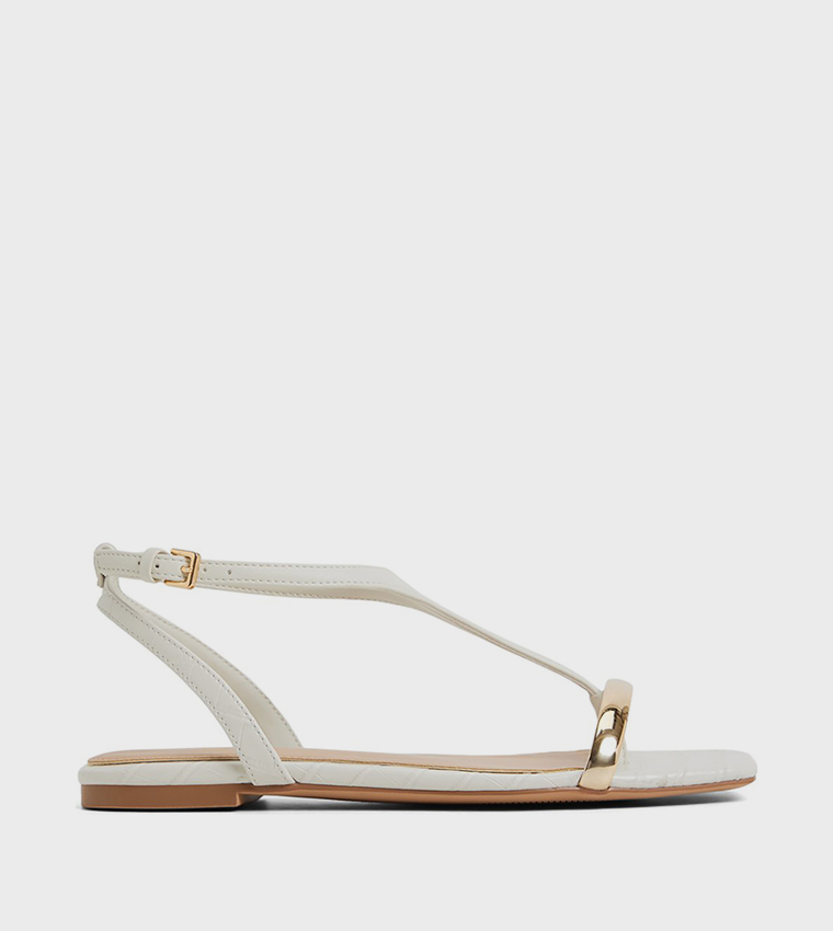 CATLYN T-Strap Flat Sandals