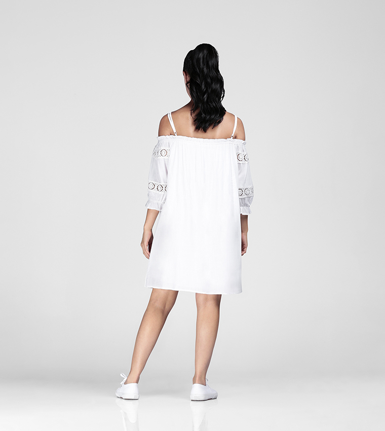 Solid Strappy Mini Dress