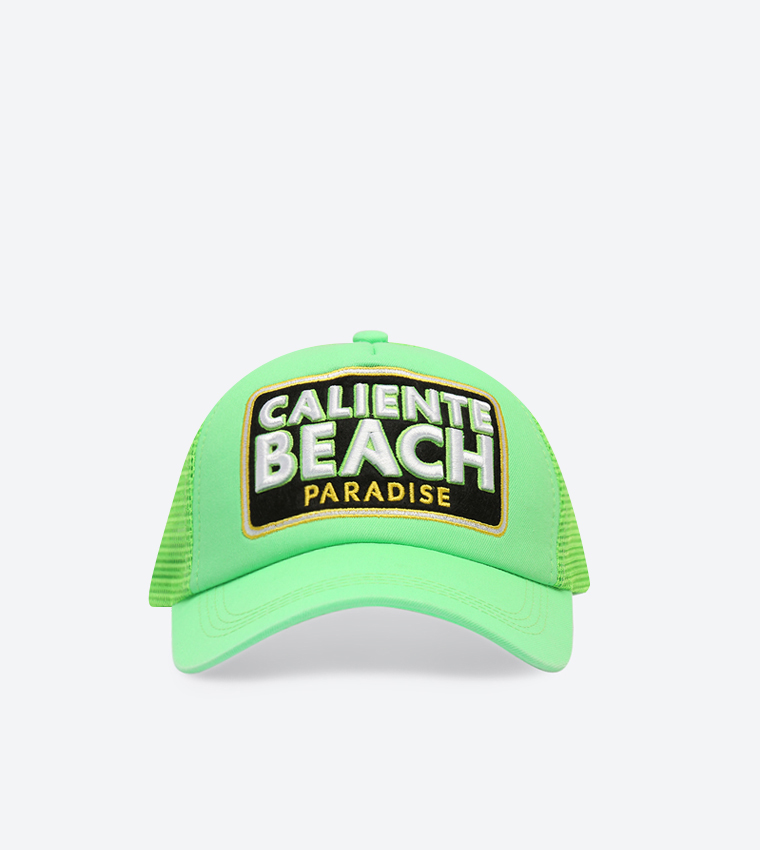 Cailente Beach Embroidered Cap - Green CBNG1