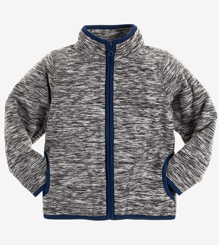 Buy R B Kids Long Sleeve Round Neck Sweater Grey In Grey 6thStreet Bahrain