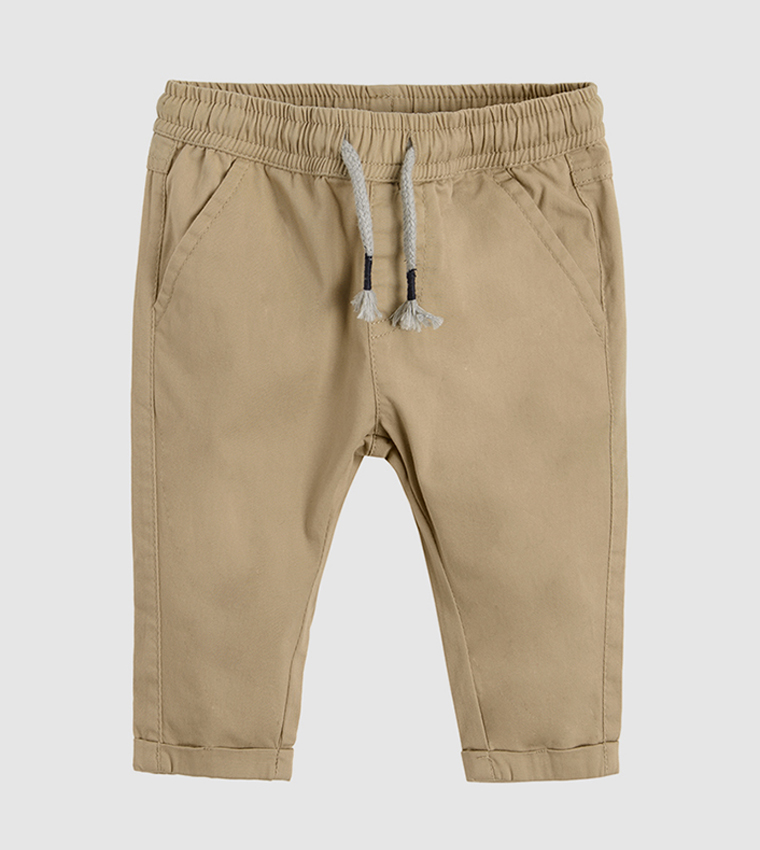 Buy R B Kids Baby Boy s Pants With Drawstring In Beige 6thStreet UAE