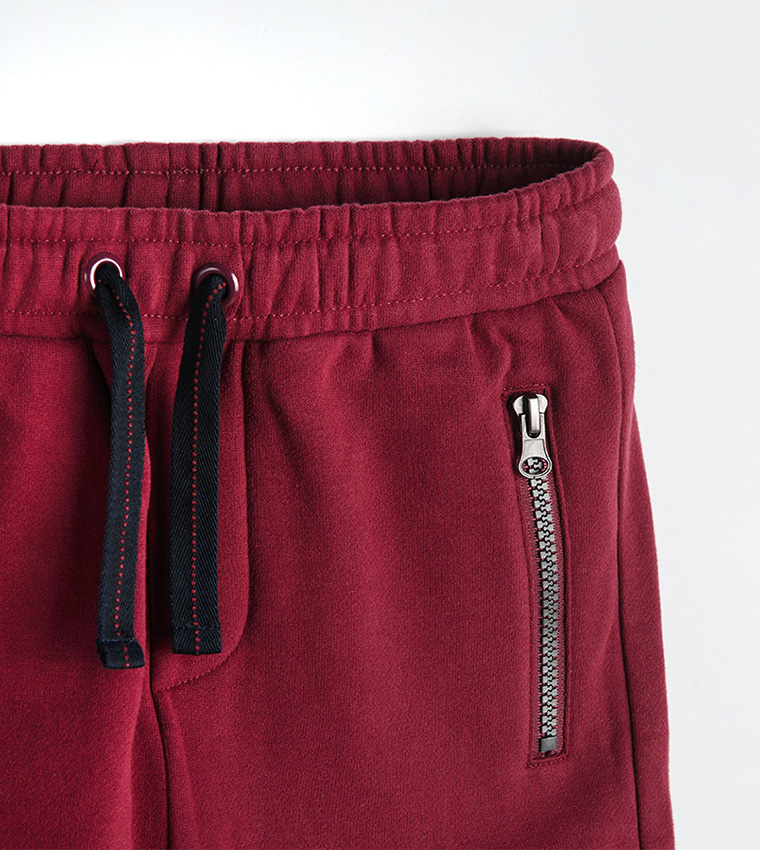 Buy COOL CLUB R B Kids Kids Solid Joggers In Burgundy 6thStreet UAE