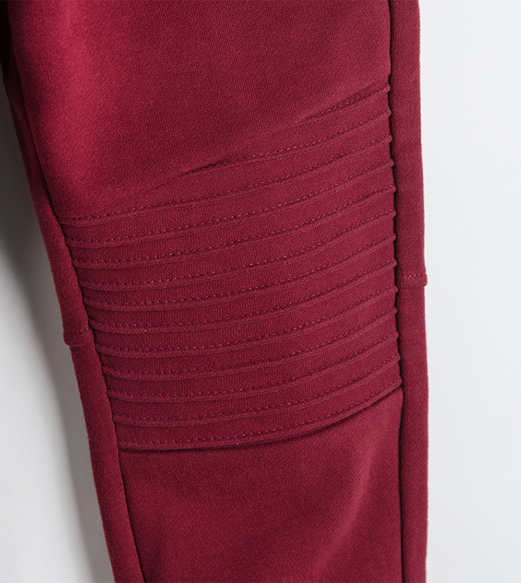 Buy COOL CLUB R B Kids Kids Solid Joggers In Burgundy 6thStreet UAE