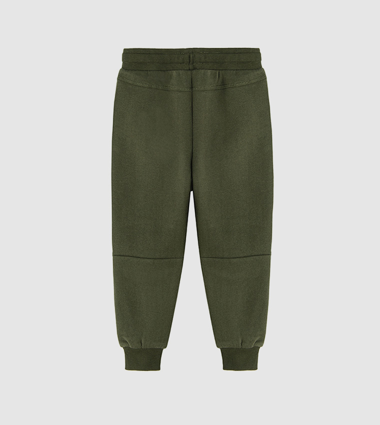 Kids khaki joggers hotsell