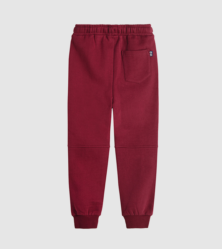Burgundy joggers kids on sale