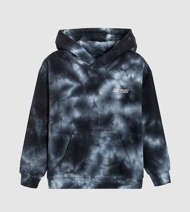 Tie dye hoodie boys on sale