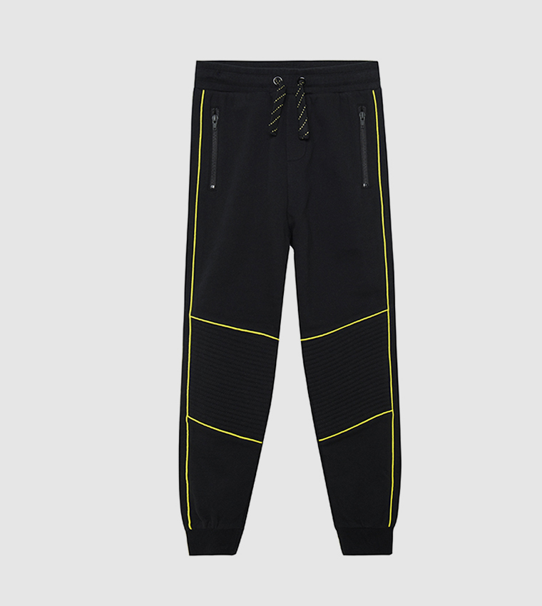 Buy COOL CLUB R B Kids Kids Casual Jogging Pants In Black 6thStreet Qatar