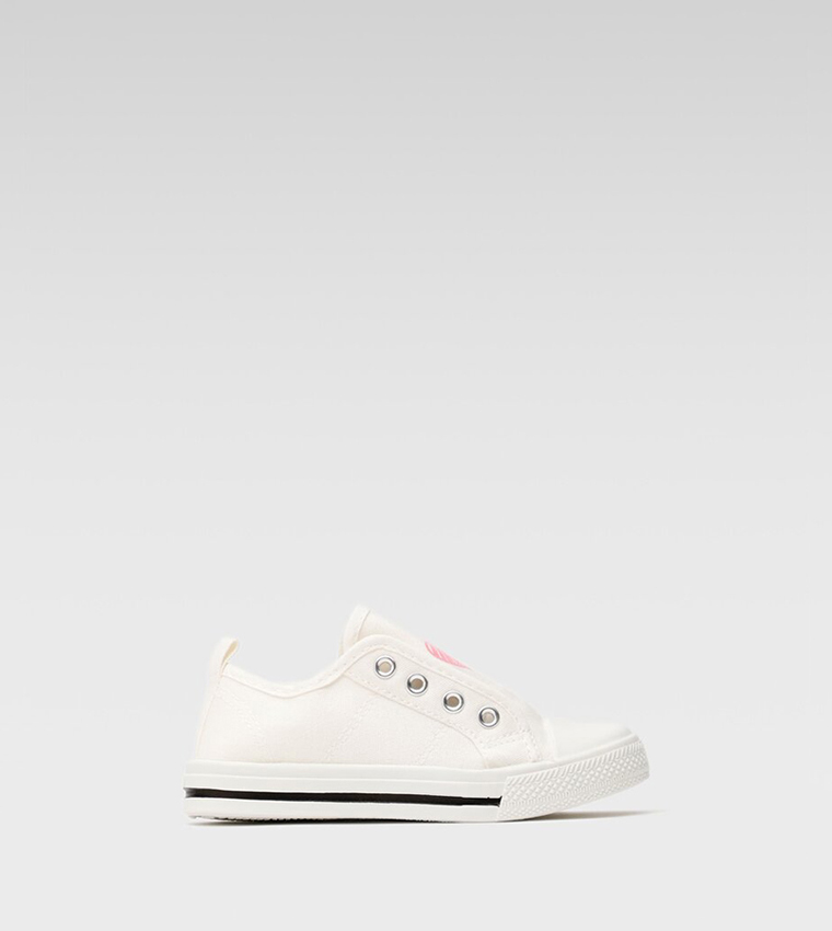 Buy Nelli Blu CCC Toddler Girls Canvas Shoes In White