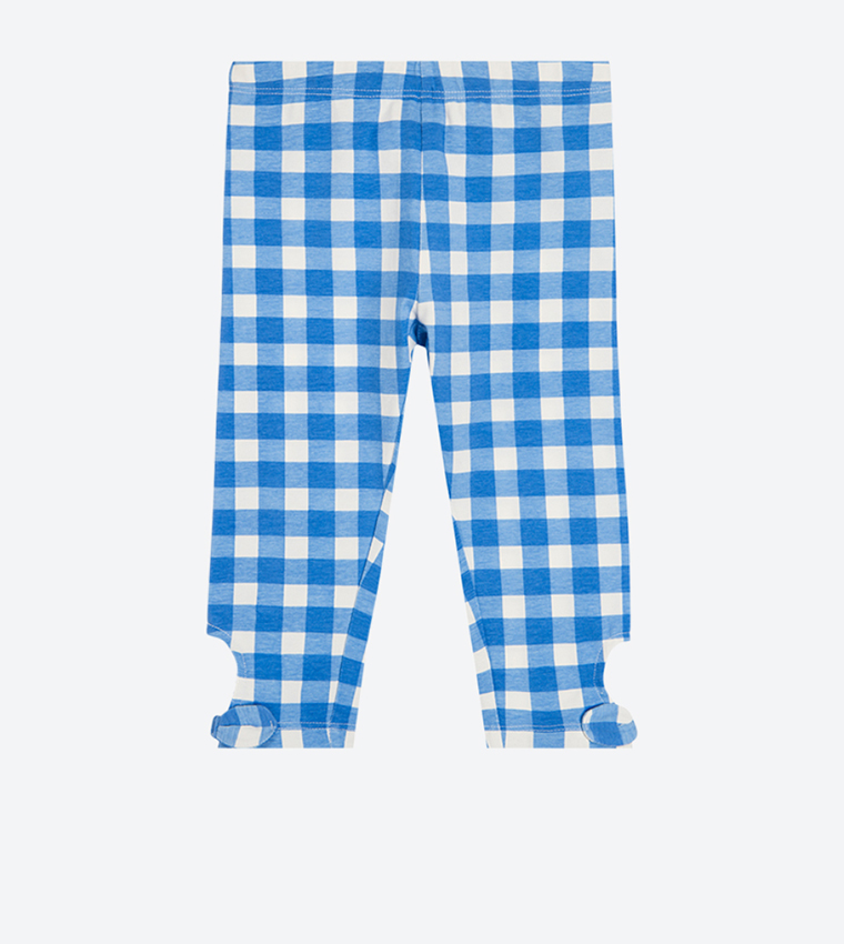 Kids plaid leggings sales
