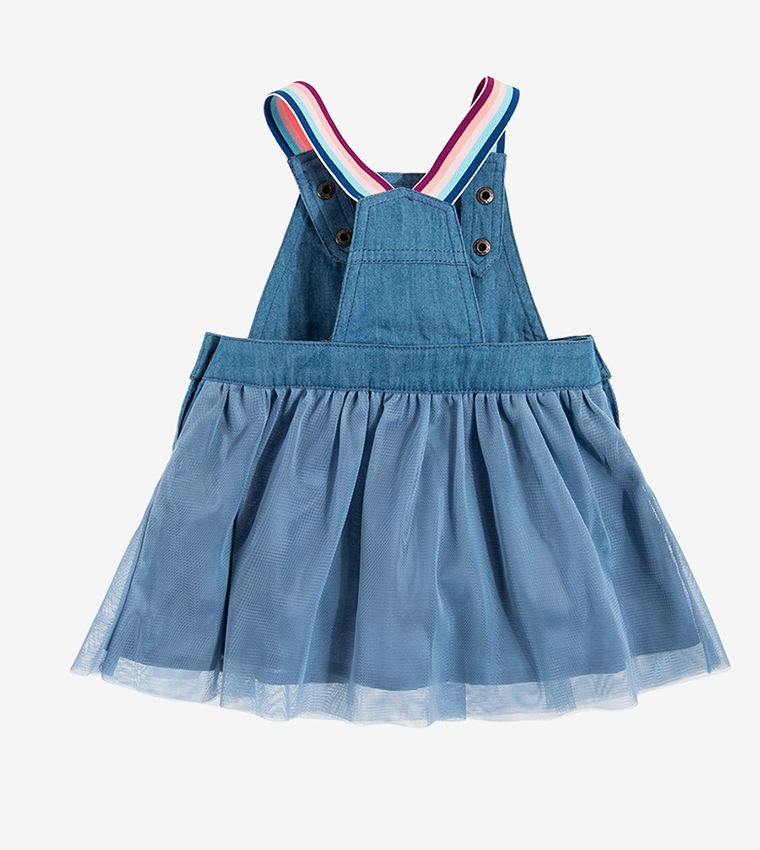Fit and flare pinafore dress shop