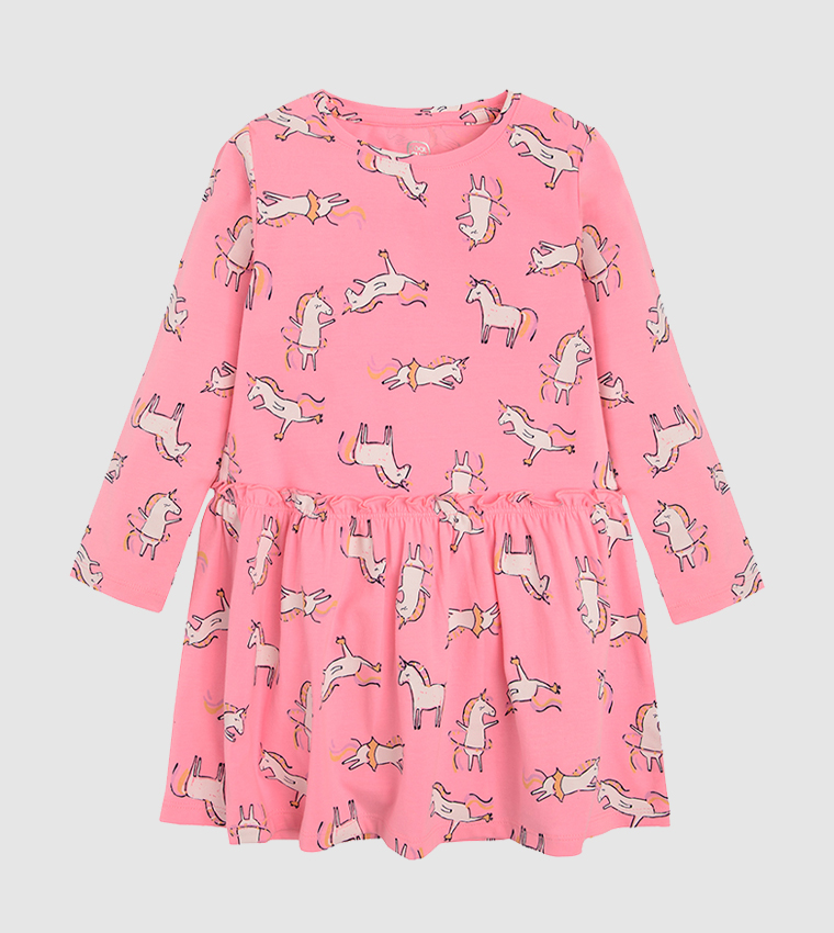 Buy R B Kids Dress Long Sleeve In Pink 6thStreet Bahrain