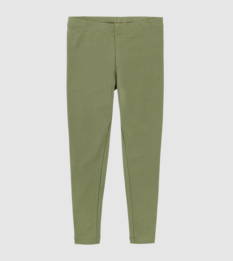 Buy R B Kids Cool Club Elastic Waistband Leggings Khaki In Khaki 6thStreet Bahrain