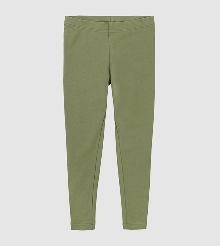 Buy R B Kids Cool Club Elastic Waist Leggings Khaki In Khaki 6thStreet Bahrain