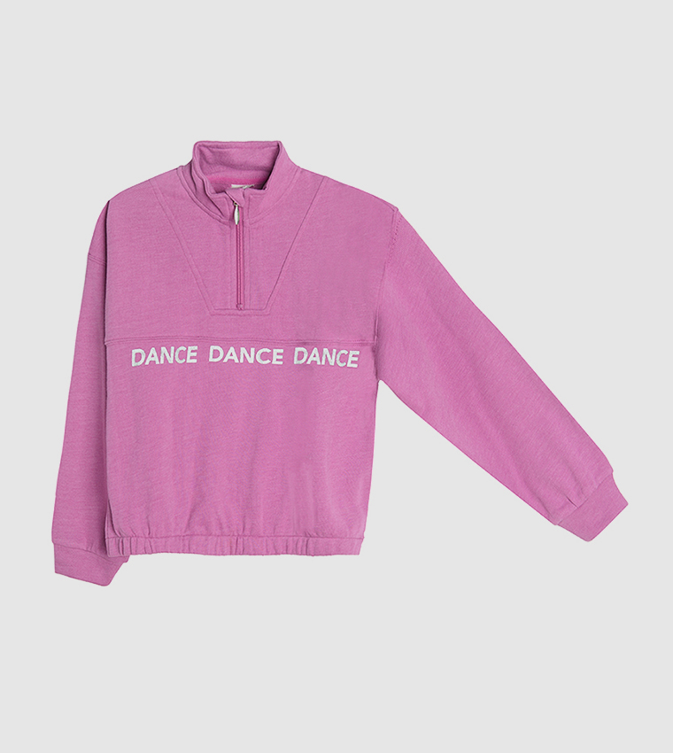 Pink sweatshirt kids discount