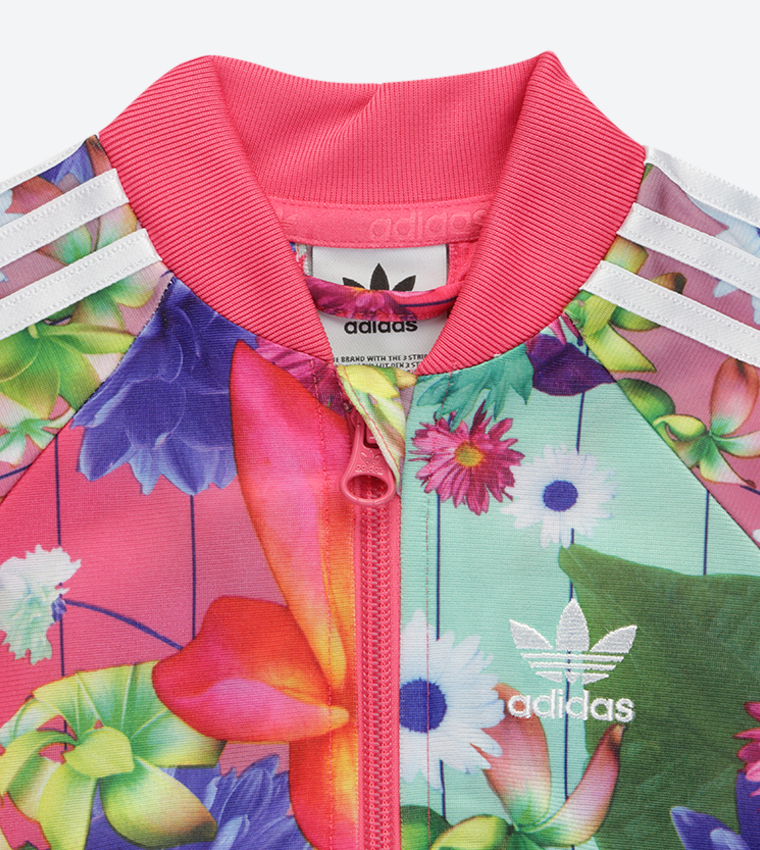 dinero Decepción dolor Buy Adidas Originals Floral Printed Jacket And Pants Set (2 Pcs) Multi  CE4350 In Multiple Colors | 6thStreet Bahrain