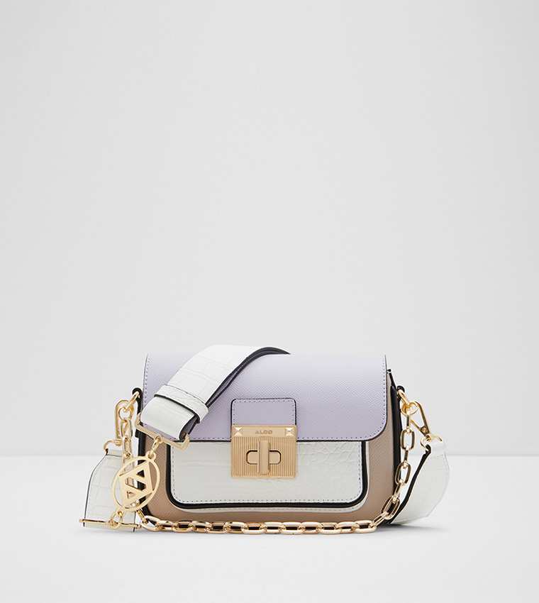 Buy Aldo CELESTICA Color Block Flap Closure Sling Bag In Multiple Colors 6thStreet Qatar