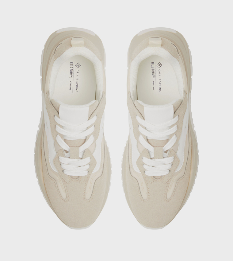 CELESTIINE Color Block Lace Up Sneakers
