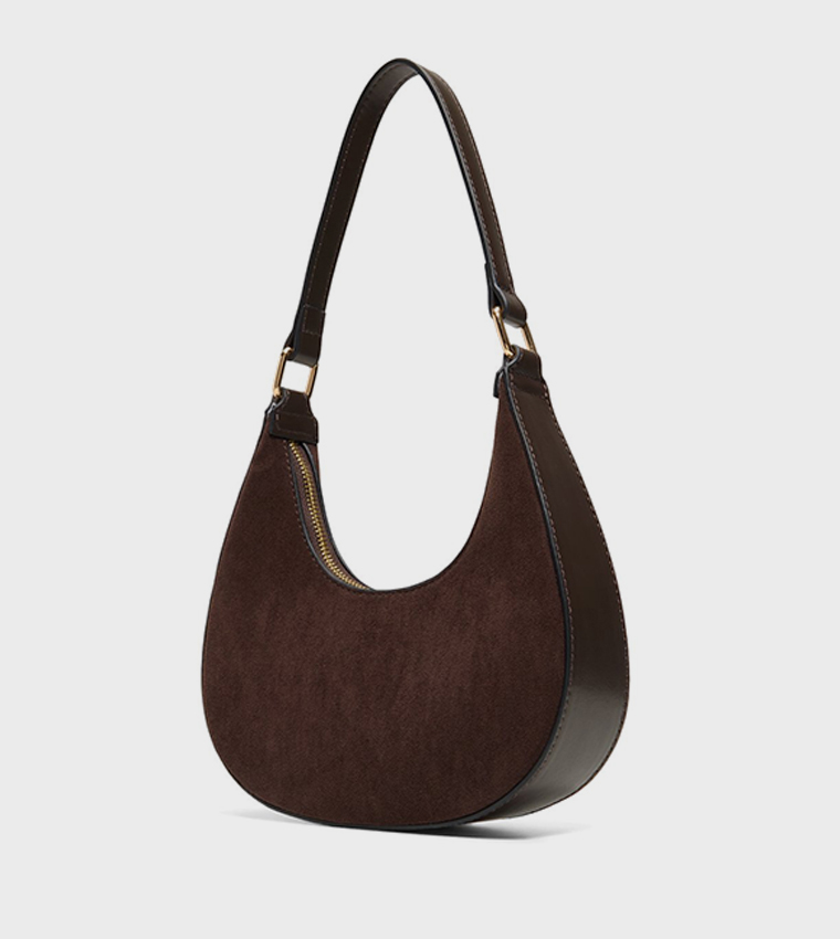 CELESTY Textured Shoulder Bag