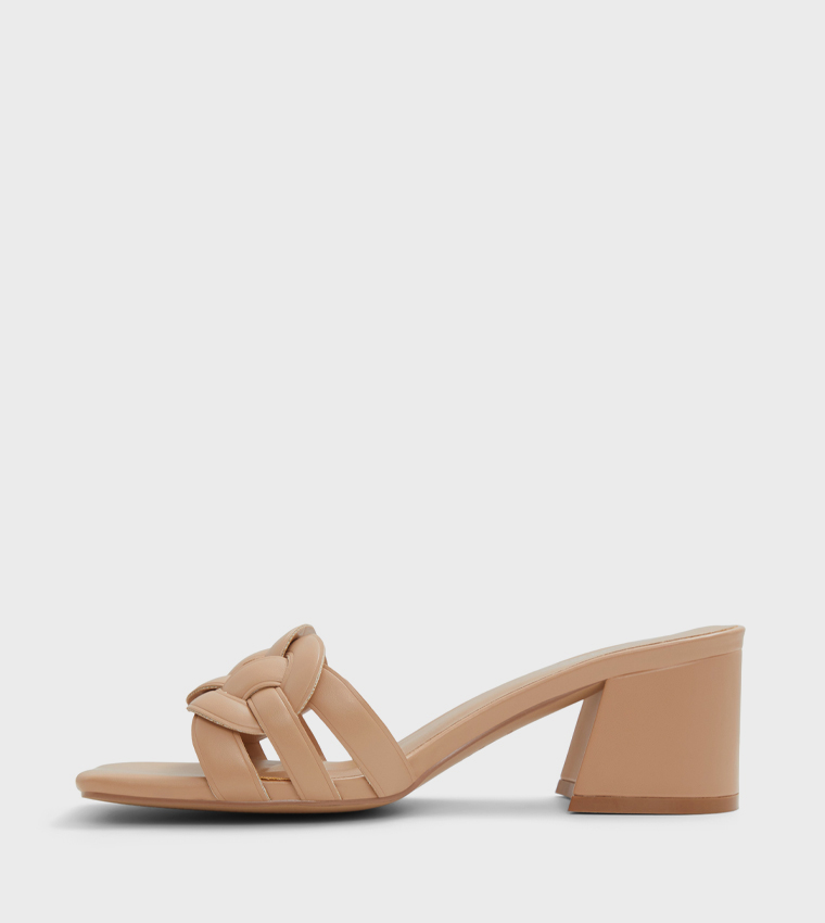 CELIINA Braided Block Heel Sandals