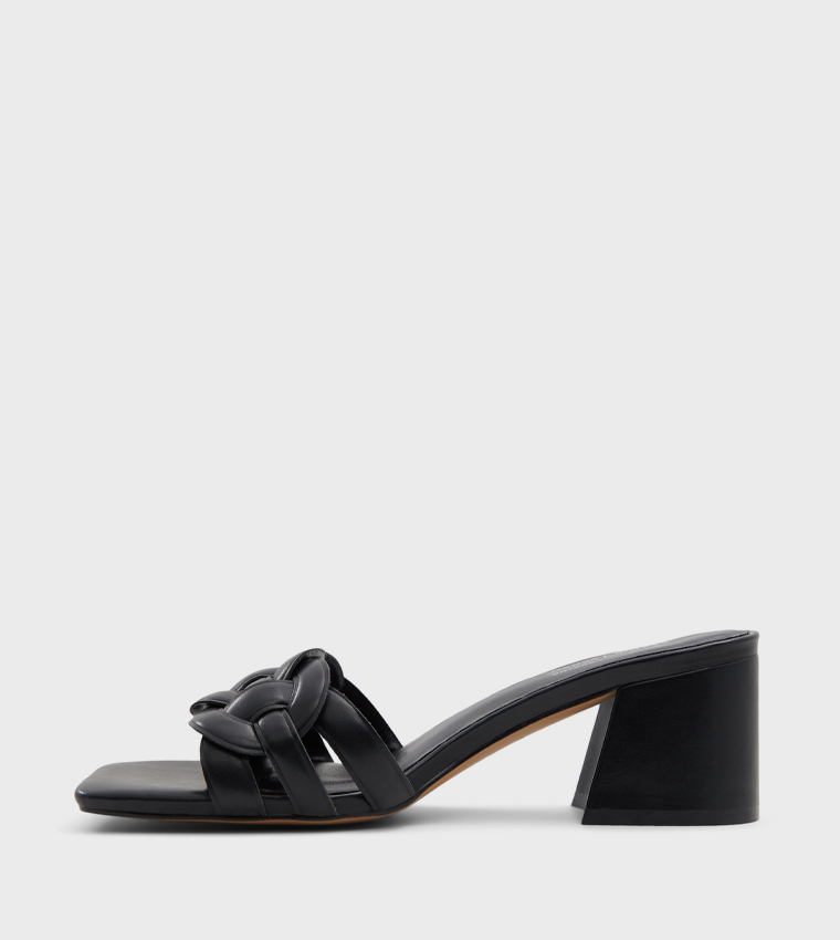 CELIINA Braided Block Heel Sandals