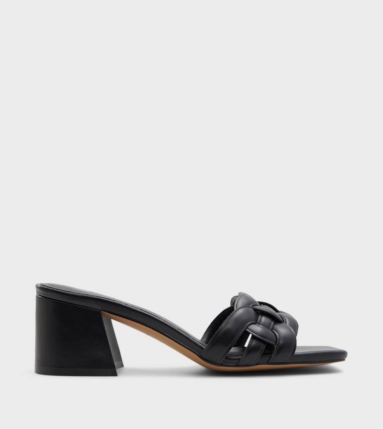 CELIINA Braided Block Heel Sandals