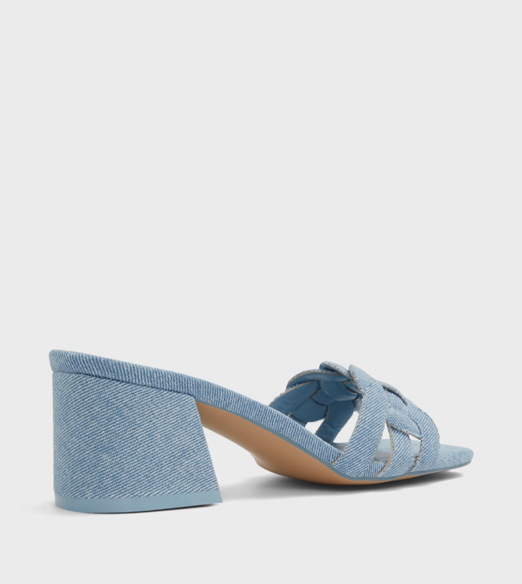 CELIINA Braided Block Heel Sandals