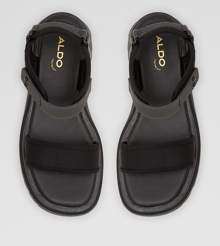 Buy Aldo Cendrix Flat Sandals In Black | 6thStreet Qatar