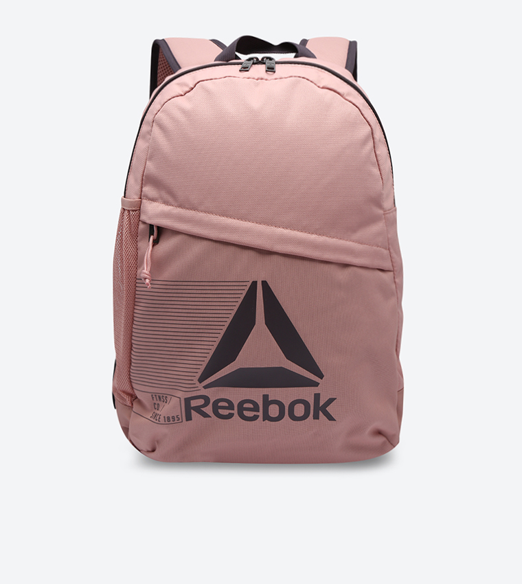 Buy Reebok Zip Closure Printed Backpack Pink In Pink 6thStreet UAE