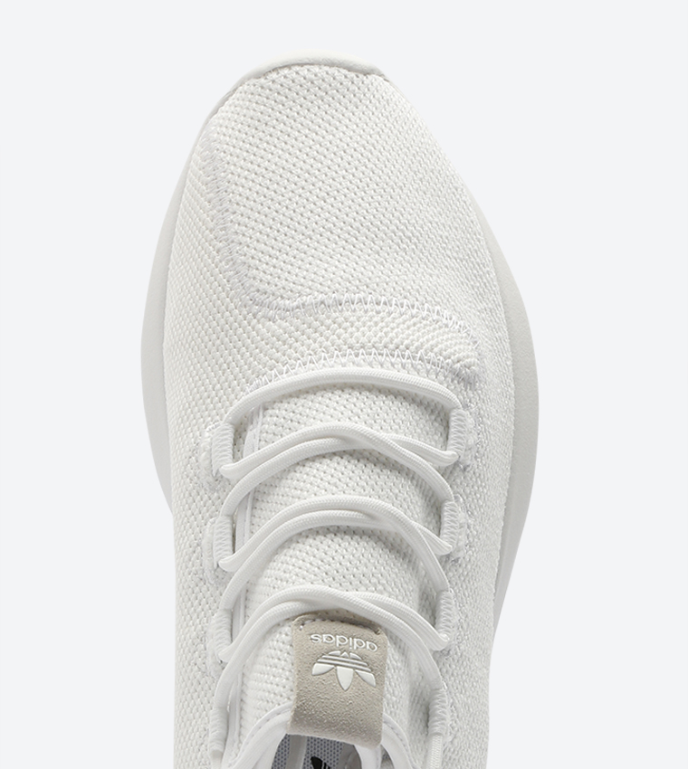 Adidas originals tubular shadow outlet trainers in white cg4563