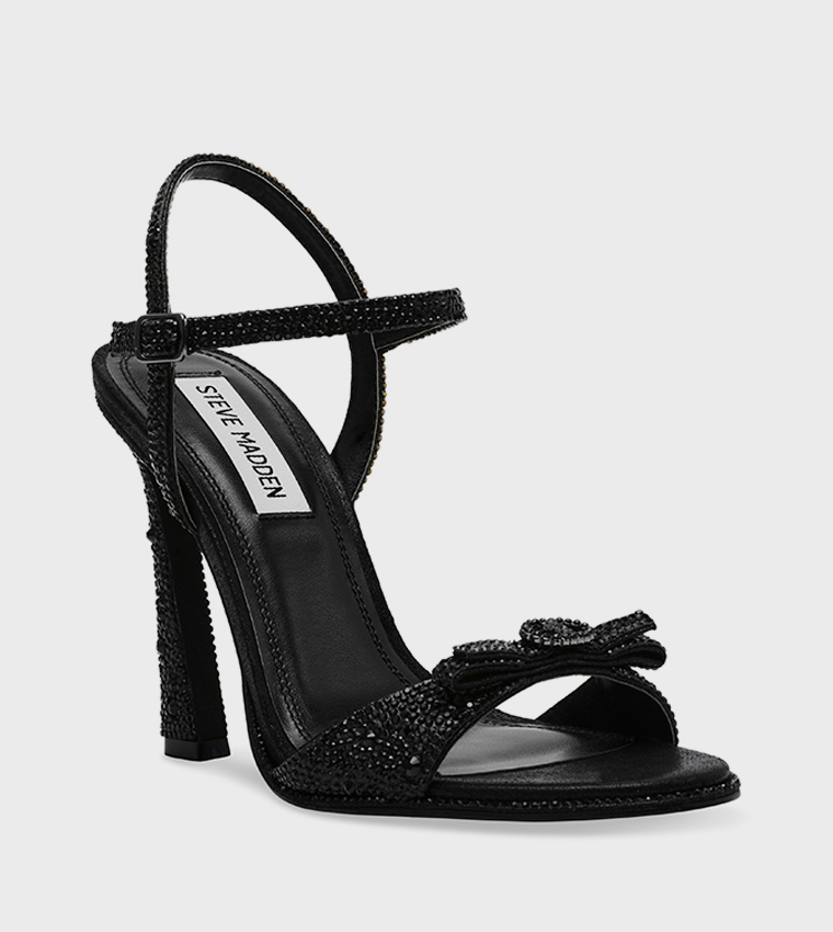 CHANTER Embellished Ankle Strap Heeled Sandals