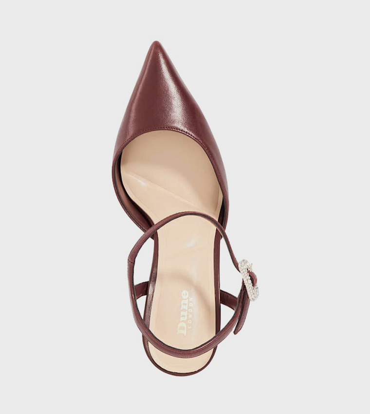 CHANNEL Ankle Strap Heel Pumps