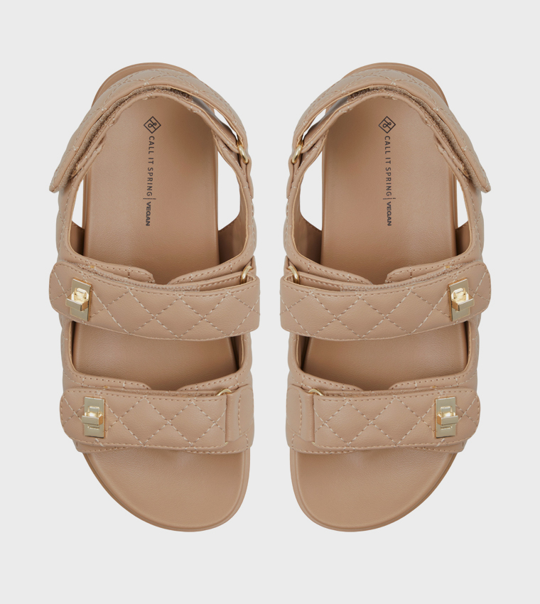 CHANTEL Quilted Comfort Sandals