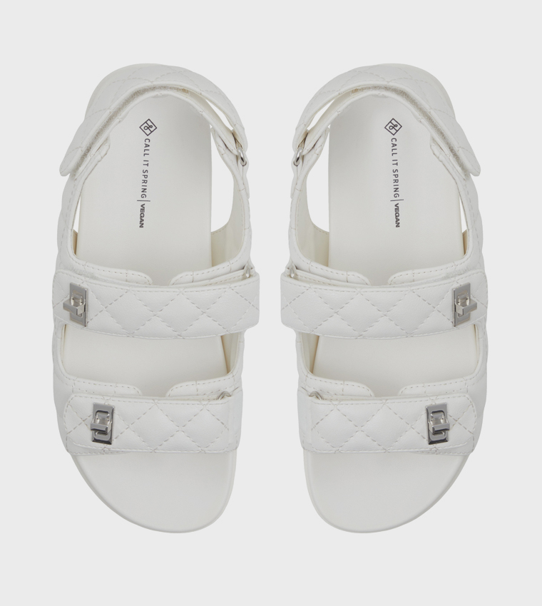 CHANTEL Quilted Comfort Sandals