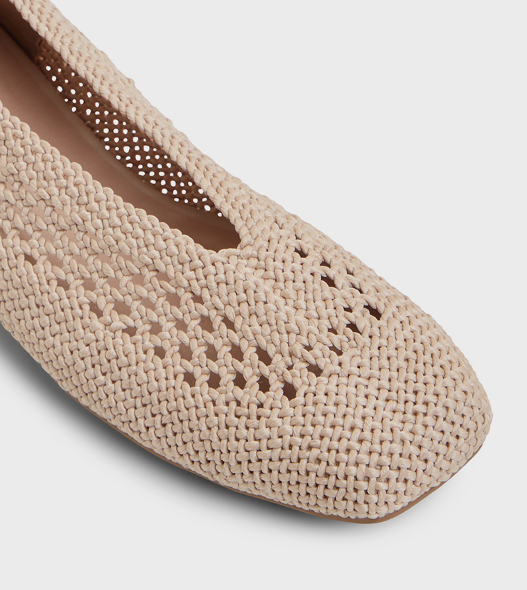 CHANTILLIE Woven Ballerinas