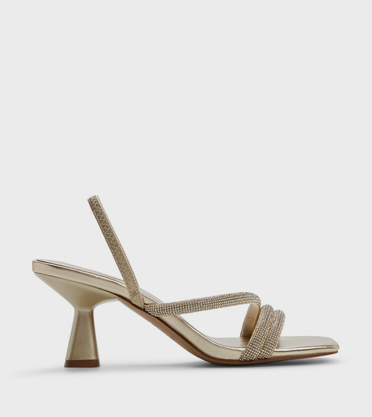 CHARISMAA Embellished Heel Sandals