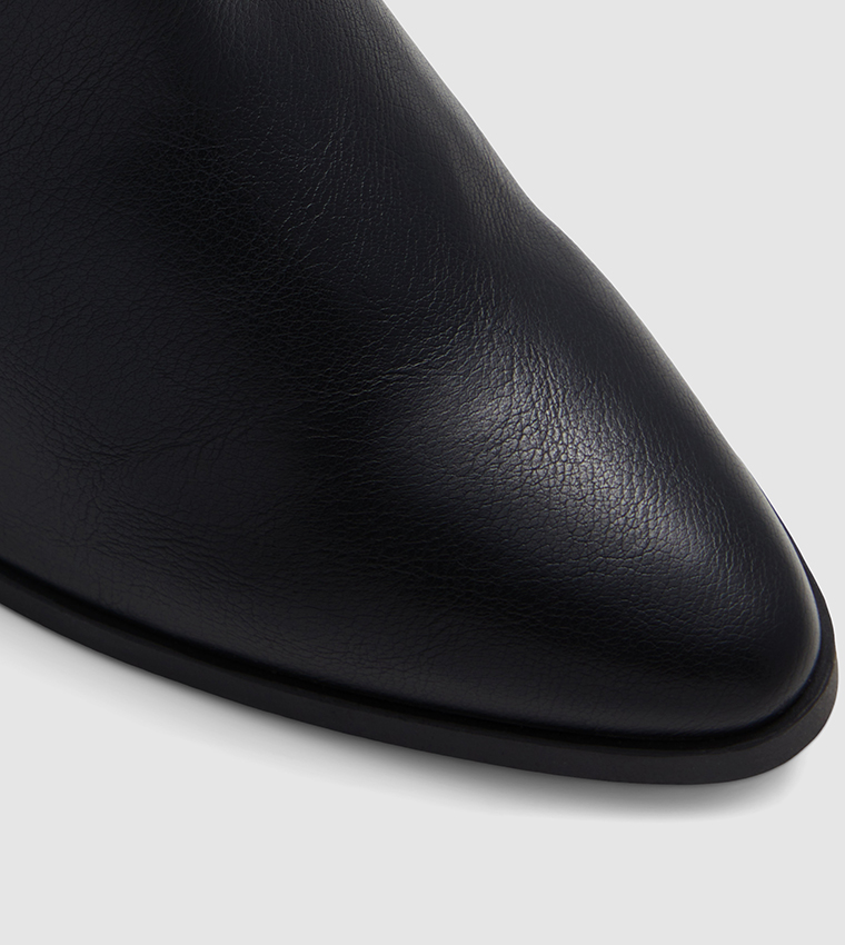 CHARMAINE Ankle-Length Block Heel Boots