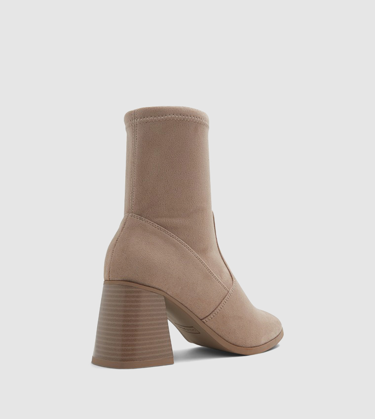CHARMAINE Ankle-Length Block Heel Boots