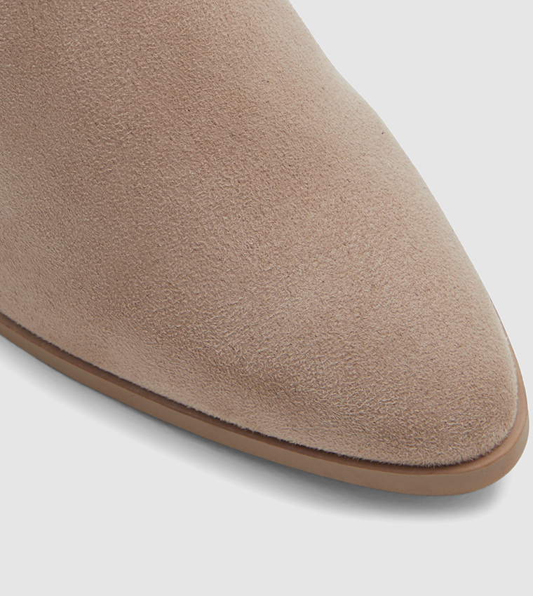 CHARMAINE Ankle-Length Block Heel Boots