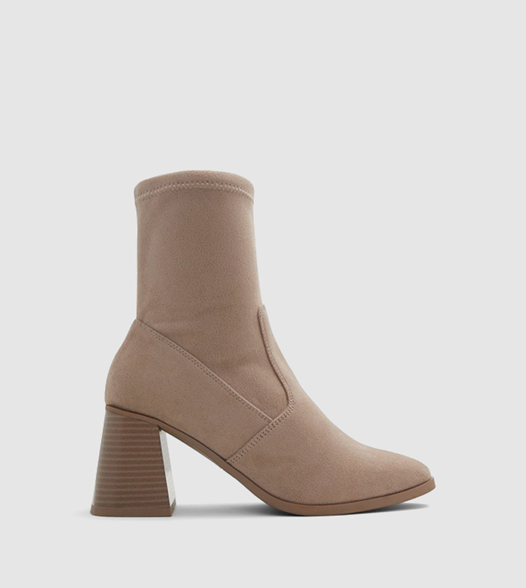 CHARMAINE Ankle-Length Block Heel Boots