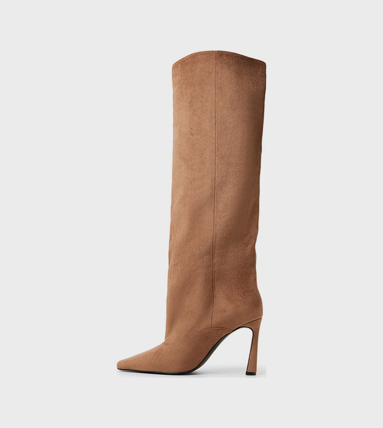 CHARRLOTTE Knee High Heeled Boots