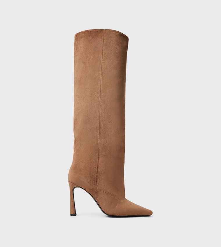 CHARRLOTTE Knee High Heeled Boots