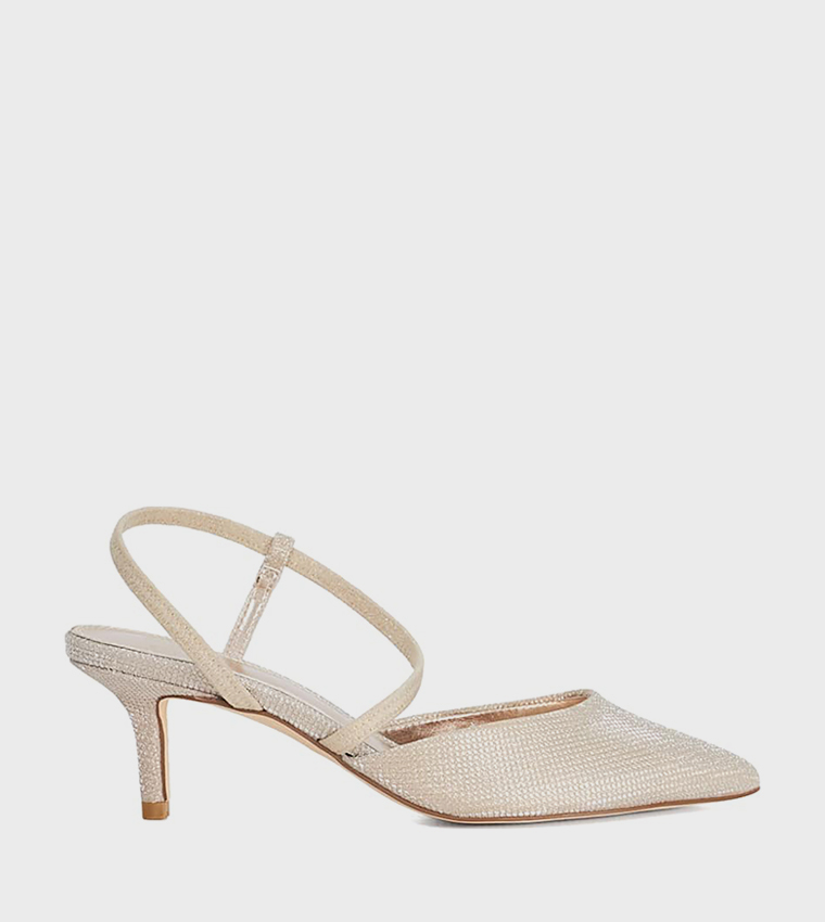 CHASING Embellished Slingback Pumps