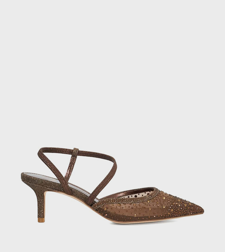 CHASING Embellished Pointed Toe Pumps