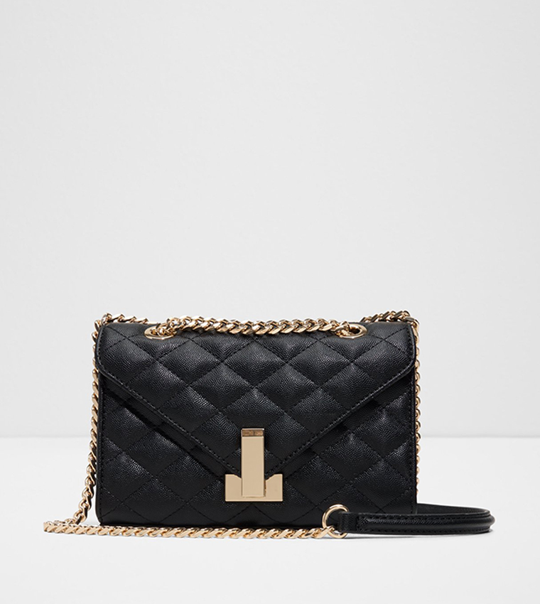 CHELSY Quilted Flap Crossbody Bag