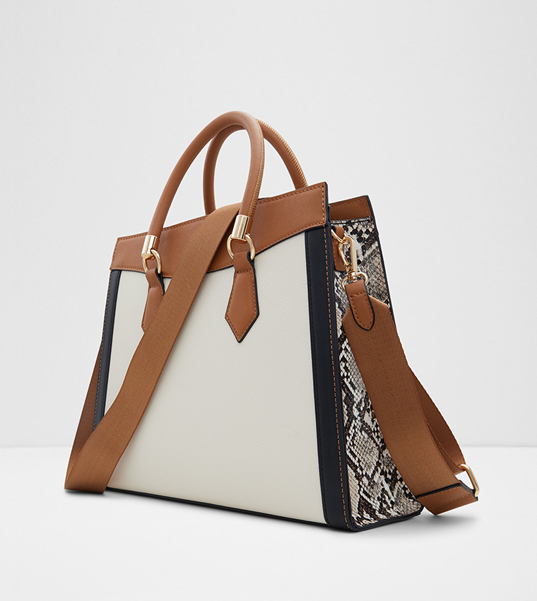CHENOA Snakeskin Satchel Bag