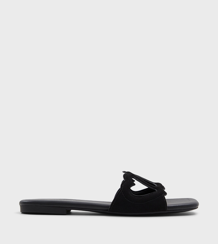 Buy Call It Spring CHERISHH Cut Out Detail Flat Sandals In Black 6thStreet UAE