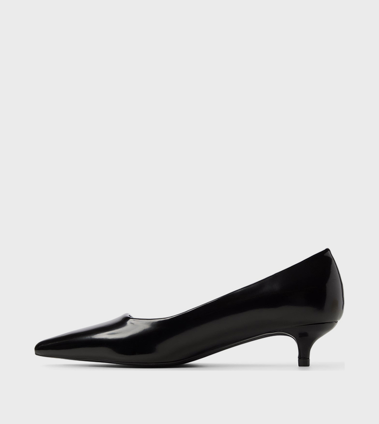 CHIIC Pointed Toe Kitten Heel Pumps