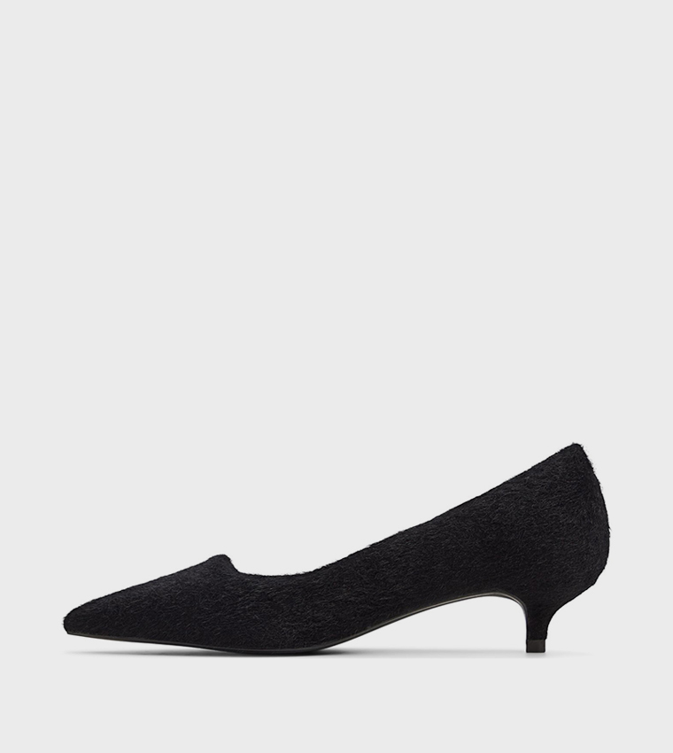 CHIIC Pointed Toe Kitten Heel Pumps